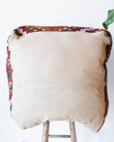 Floor pouf in a living room setting, pillow, turkish pillow, kilim pillow, home decor, decorative pillow, sham, rug pillow, decor, home decor, pouf, floor cushion, cushion, Portland, rugshop, Oregon, Wild Shaman, ottoman
