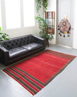 Turkish rug, vintage rug, flat weave, kilim rug, large area rug, square rug, Wild Shaman, Portland, Oregon, rug store, rug shop, local shop, bright colors, area rug, red rug, bold color