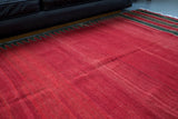 Turkish rug, vintage rug, flat weave, kilim rug, large area rug, square rug, Wild Shaman, Portland, Oregon, rug store, rug shop, local shop, bright colors, area rug, red rug, bold color
