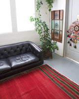 Turkish rug, vintage rug, flat weave, kilim rug, large area rug, square rug, Wild Shaman, Portland, Oregon, rug store, rug shop, local shop, bright colors, area rug, red rug, bold color