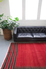 Turkish rug, vintage rug, flat weave, kilim rug, large area rug, square rug, Wild Shaman, Portland, Oregon, rug store, rug shop, local shop, bright colors, area rug, red rug, bold color