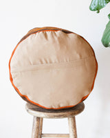 Floor pouf in a living room setting, pillow, turkish pillow, kilim pillow, home decor, decorative pillow, sham, rug pillow, decor, home decor, pouf, floor cushion, cushion, Portland, rugshop, Oregon, Wild Shaman, ottoman