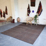 goat hair, natural, organic, goat hair rug, brown rug, portland, rug shop, rug store, flat weave, kilim rug, black rug, modern rug