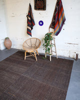 goat hair, natural, organic, goat hair rug, brown rug, portland, rug shop, rug store, flat weave, kilim rug, black rug, modern rug