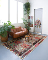 Turkish rug, vintage rug, flat weave, kilim rug, large area rug, square rug, Wild Shaman, Portland, Oregon, rug store, rug shop, local shop, bright colors, area rug, red rug, bold color