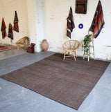 goat hair, natural, organic, goat hair rug, brown rug, portland, rug shop, rug store, flat weave, kilim rug, black rug, modern rug