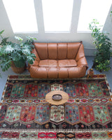 Turkish rug, vintage rug, flat weave, kilim rug, large area rug, square rug, Wild Shaman, Portland, Oregon, rug store, rug shop, local shop, bright colors, area rug, red rug, bold color