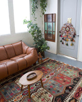 Old Turkish Sivas Kilim Rug 5'9"x10'3"