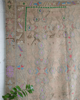 old rug, antique rug, earthy colors, faded colors, Turkish rug, vintage rug, flat weave, kilim rug, large area rug, square rug, Wild Shaman, Portland, Oregon, rug store, rug shop, local shop