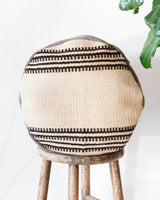Floor pouf in a living room setting, pillow, turkish pillow, kilim pillow, home decor, decorative pillow, sham, rug pillow, decor, home decor, pouf, floor cushion, cushion, Portland, rugshop, Oregon, Wild Shaman, ottoman