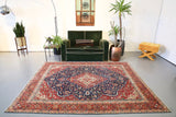 Old Persian Rug 6ftx8ft