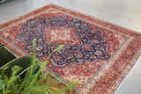 Old Persian Rug 6ftx8ft