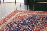 Old Persian Rug 6ftx8ft