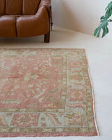 old rug, antique rug, earthy colors, faded colors, Turkish rug, vintage rug, soft rug, Portland, Oregon, rug store, rug shop, local shop, pile rug, ottoman rug, oriental rug, floral rug