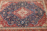 Old Persian Rug 6ftx8ft