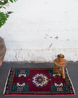 pile rug, Turkish rug, vintage rug, portland, rug shop, bright colors, wild shaman, area rug, red rug, mini rug, bold color, Portland, Oregon, rug store, rug shop, local shop, flat weave, kilim rug