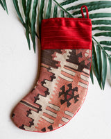 Christmas Stocking, kilim Christmas stocking, gif tables, holiday gift ideas, rug shop, Portland, Oregon, home accessories, kilim accessories, rug accessories,  Christmas gift ideas
