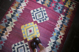 Old Milas Bencik Kilim 4.4ftx7.3ft