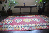 Old Milas Bencik Kilim 4.4ftx7.3ft