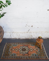 old rug, antique rug, earthy colors, faded colors, turkish rug, vintage rug, flat weave, mini rug, pile rug, Wild Shaman, Portland, Oregon, rug store, rug shop, local shop, kilim rug