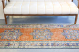 Vintage Anatolian Runner Rug 2.5ftx11ft