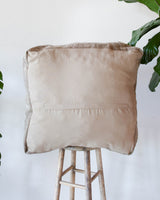 Floor pouf in a living room setting, pillow, turkish pillow, kilim pillow, home decor, decorative pillow, sham, rug pillow, decor, home decor, pouf, floor cushion, cushion, Portland, rugshop, Oregon, Wild Shaman, ottoman