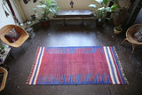 Vintage Bodrum Bos Kilim 4.3ft x 8.6ft
