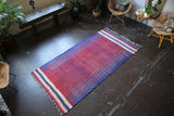 Vintage Bodrum Bos Kilim 4.3ft x 8.6ft