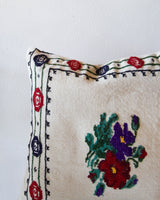 Floor pouf in a living room setting, pillow, turkish pillow, kilim pillow, home decor, decorative pillow, sham, rug pillow, decor, home decor, pouf, floor cushion, cushion, Portland, rugshop, Oregon, Wild Shaman, ottoman