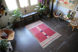 Vintage Bodrum Bos Kilim 4.7ftx7ft