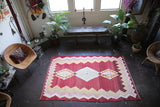 Old Milas Kilim 5.1ftx7.9ft
