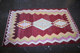 Old Milas Kilim 5.1ftx7.9ft