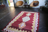 Old Milas Kilim 5.1ftx7.9ft