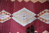 Old Milas Kilim 5.1ftx7.9ft