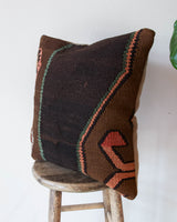 Floor pouf in a living room setting, pillow, turkish pillow, kilim pillow, home decor, decorative pillow, sham, rug pillow, decor, home decor, pouf, floor cushion, cushion, Portland, rugshop, Oregon, Wild Shaman, ottoman