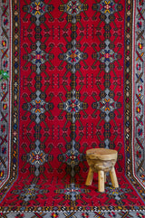 Turkish rug, vintage rug, flat weave, kilim rug, large area rug, square rug, Wild Shaman, Portland, Oregon, rug store, rug shop, local shop, bright colors, area rug, bold color