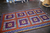 Vintage Mersin Mut Cicim Kilim 6.8ftx10.7ft