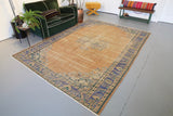 Vintage Demirci Oushak Rug 7ftx10ft