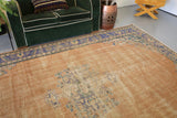 Vintage Demirci Oushak Rug 7ftx10ft