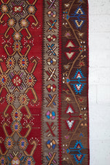 Turkish rug, vintage rug, flat weave, kilim rug, large area rug, square rug, Wild Shaman, Portland, Oregon, rug store, rug shop, local shop, bright colors, area rug, bold color