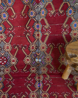 Turkish rug, vintage rug, flat weave, kilim rug, large area rug, square rug, Wild Shaman, Portland, Oregon, rug store, rug shop, local shop, bright colors, area rug, bold color