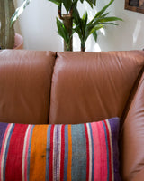 Floor pouf in a living room setting, pillow, turkish pillow, kilim pillow, home decor, decorative pillow, sham, rug pillow, decor, home decor, pouf, floor cushion, cushion, Portland, rugshop, Oregon, Wild Shaman, ottoman