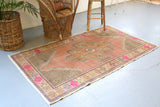 Vintage Anatolian Rug 4.8ftx6.6ft