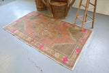 Vintage Anatolian Rug 4.8ftx6.6ft