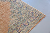 Vintage Demirci Oushak Rug 7.5ftx10ft