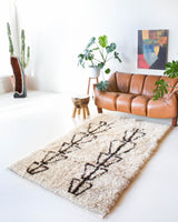 Vintage Turkish rug in living room setting, old rug, antique rug, pastel colors, faded colors, Turkish rug, vintage rug, soft rug, Portland, Oregon, rug store, rug shop, local shop, undyed rug, natural colors