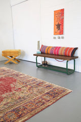 Old Demirci Oushak Rug 7.9ftx10.5ft