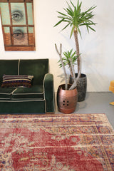 Old Demirci Oushak Rug 7.9ftx10.5ft