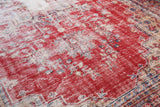 Old Demirci Oushak Rug 6.8ftx9.3ft