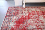 Old Demirci Oushak Rug 6.8ftx9.3ft